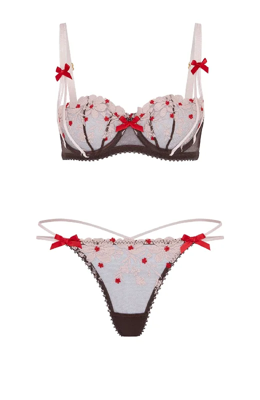 shape - wear women thongs for slimming the mid - sectionDawne Bra and Thong Set