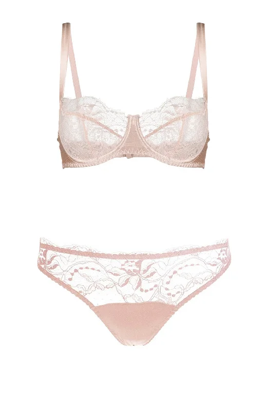 seamless anti - chafing women briefs for friction - free movementSignature Lace Balcony Bra and Brief Set seamless anti - chafing women briefs for friction - free movementSignature Lace Balcony Bra and Brief Set