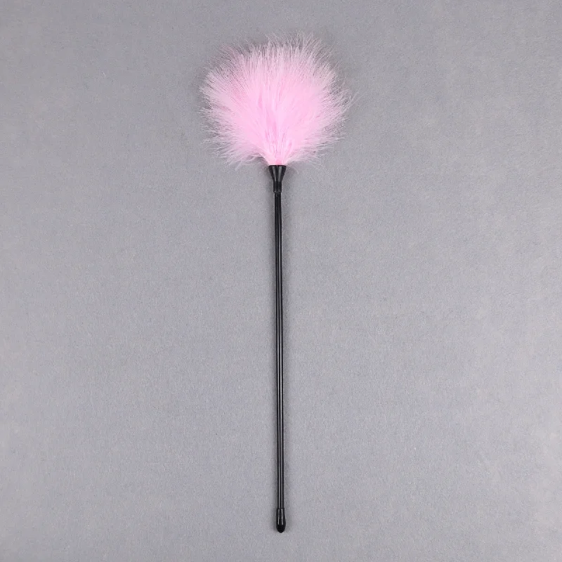 Breathable Bamboo Lingerie for Women Elegant Couples Feather Whip Toy