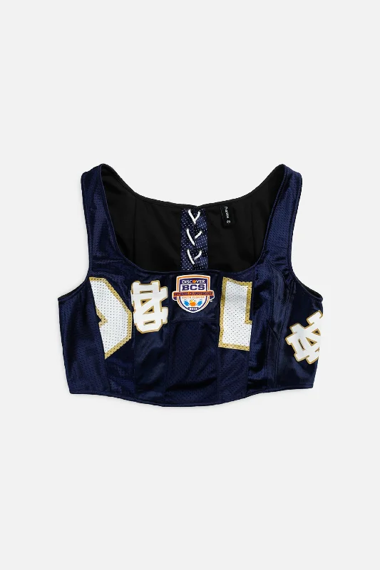 custom fit women bustiers and corsetsRework Notre Dame NCAA Corset - XXL