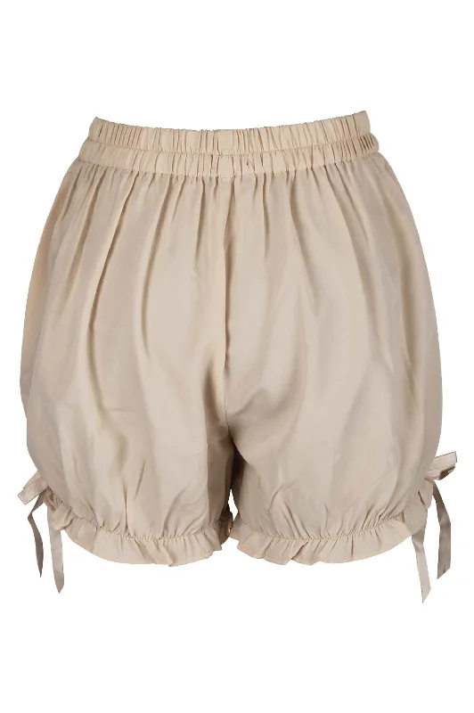 affordable women bustiers and corsetsBeige Cotton Bloomers