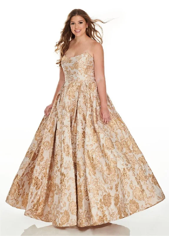 women sexy dresses with illusion necklinesRachel Allan Long Plus Size Prom Dress