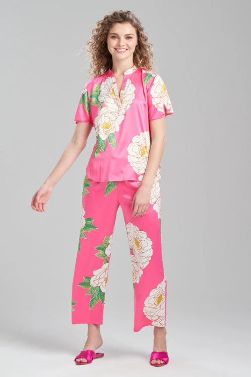 women's pajama sets made from organic materialsParadise Peony PJ
