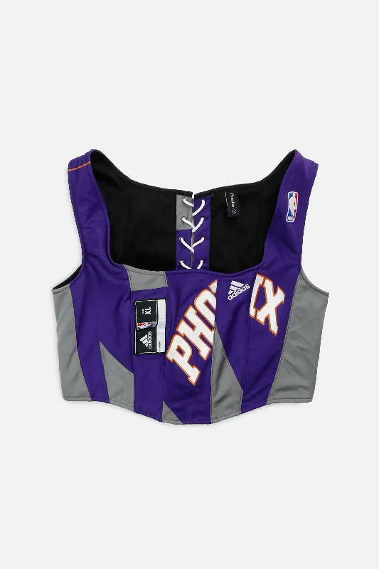 handcrafted women bustiers and corsetsRework Phoenix Suns NBA Corset - L
