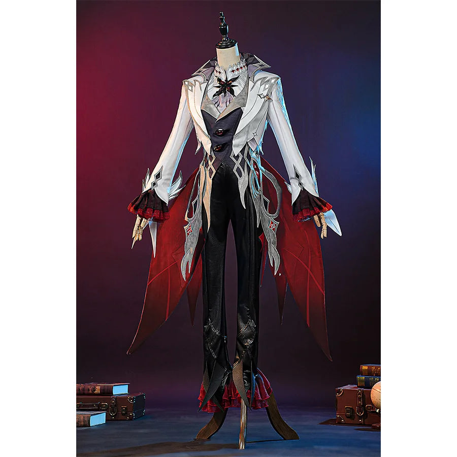 【CLEARANCE】Genshin Impact Arlecchino The Knave Cosplay Costume C08693  AAA