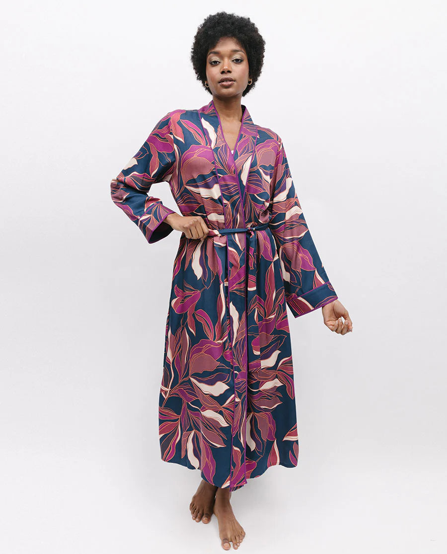 floral - printed women robes for a feminine touchFable and Eve Southbank Robe