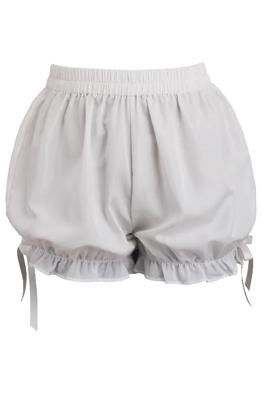 petite women bustiers and corsetsWhite Cotton Bloomers