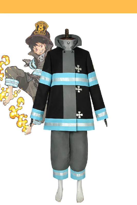 women cross - gender cosplay costumesFire Force 8th Company Male Uniform Cosplay Costume women cross - gender cosplay costumesFire Force 8th Company Male Uniform Cosplay Costume