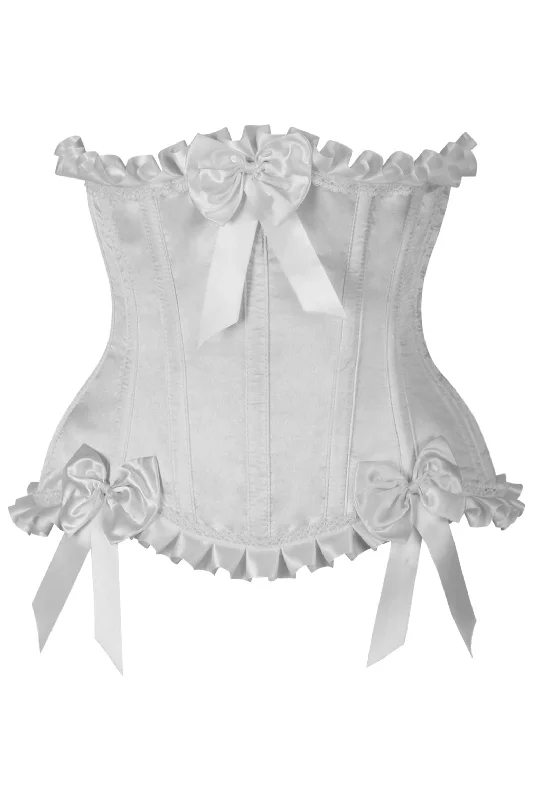 workout women bustiers and corsets supportTop Drawer White Steel Boned Burlesque Underbust Corset Waist Cincher workout women bustiers and corsets supportTop Drawer White Steel Boned Burlesque Underbust Corset Waist Cincher