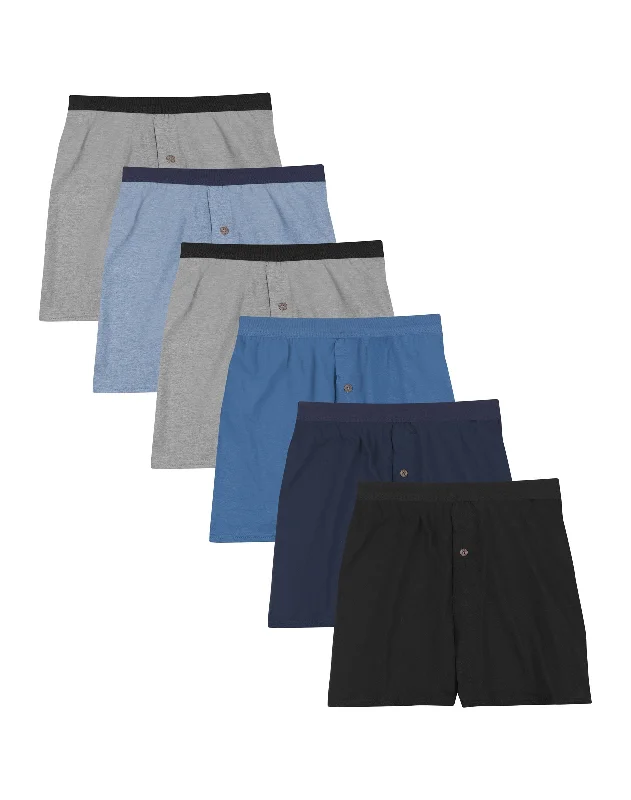 Women's Shapewear Lingerie Sets Hanes Mens ComfortSoft Knit Boxers 6-Pack