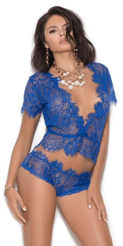black women sexy lingerie for eleganceSexy Work Eyelash Lace Short Sleeve Cami Top and Panty black women sexy lingerie for eleganceSexy Work Eyelash Lace Short Sleeve Cami Top and Panty