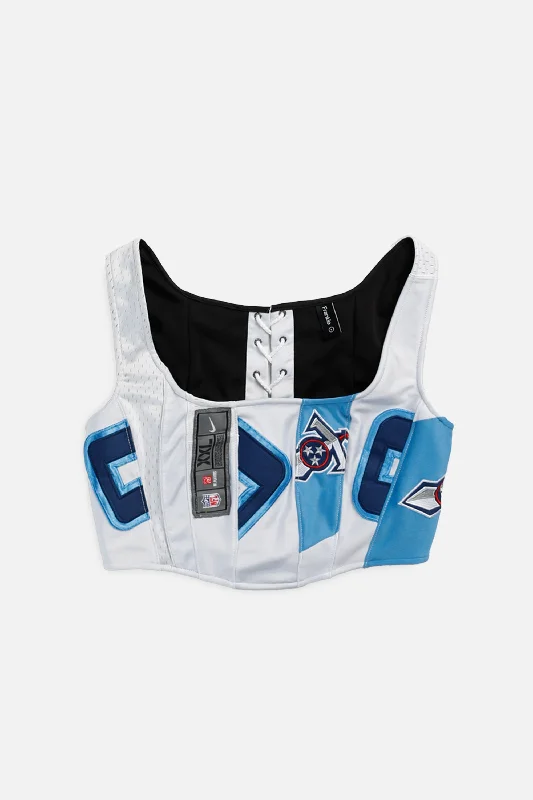 workout women bustiers and corsets supportRework Tennessee Titans NFL Corset - S