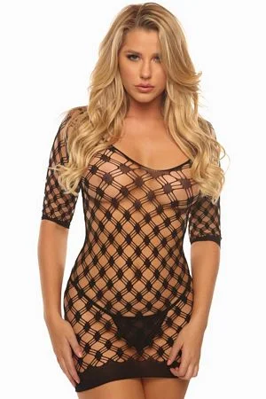 women lounge dress with a geometric print for a contemporary feelBlack Diamond Net Chemise women lounge dress with a geometric print for a contemporary feelBlack Diamond Net Chemise