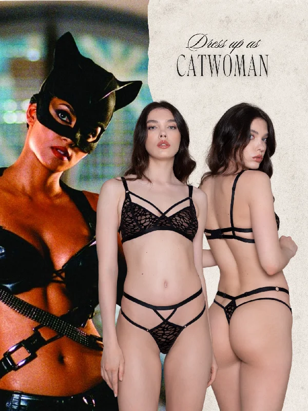 plus size women lingerie bodysuits for a sleek lookTriangle Bra