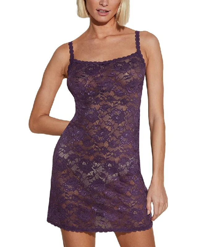 women lounge dress with a sheer panel for a touch of allureCosabella Never Say Never Chemise