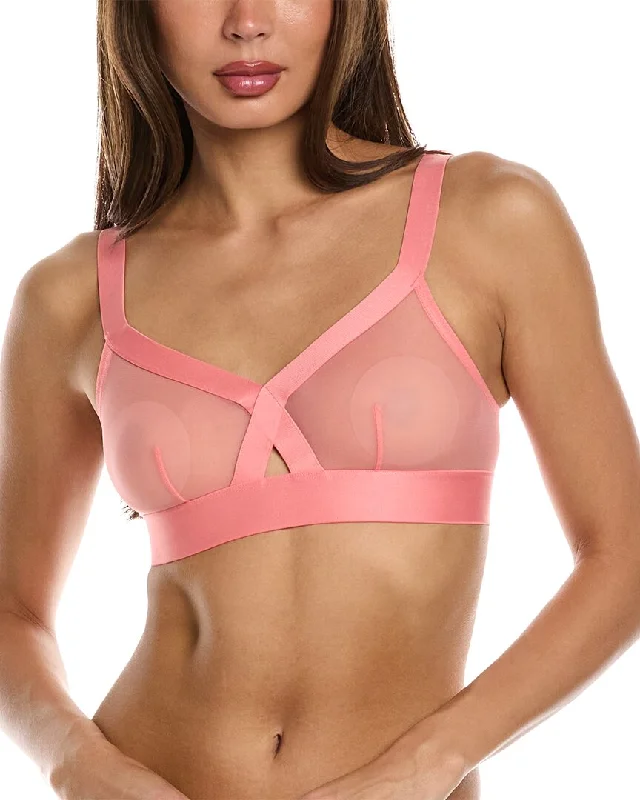 corset style women lingerie for a defined waistDKNY Sheers Wirefree Soft Cup Bra