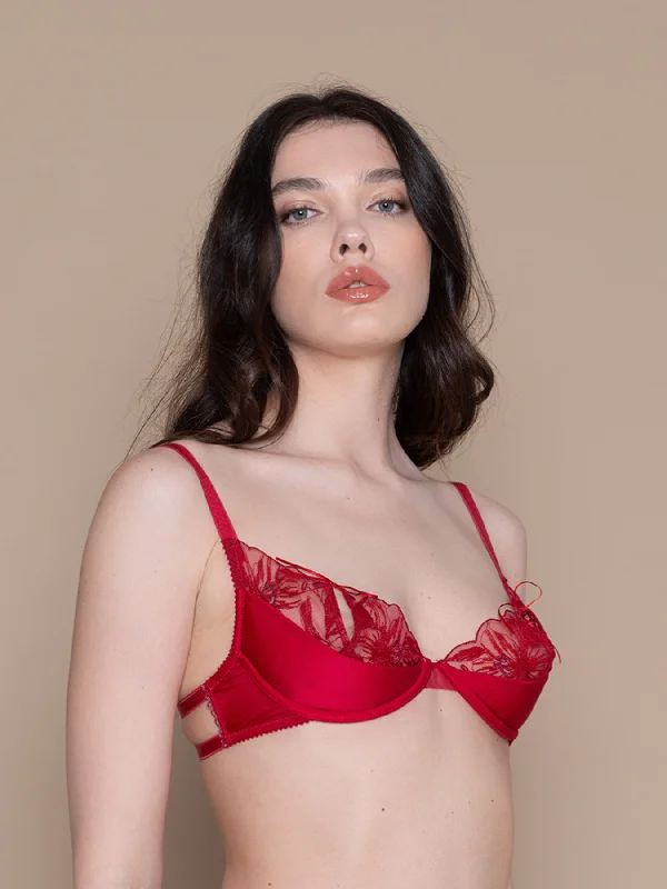 mesh women lingerie for a breathable and alluring styleOuvert Bra