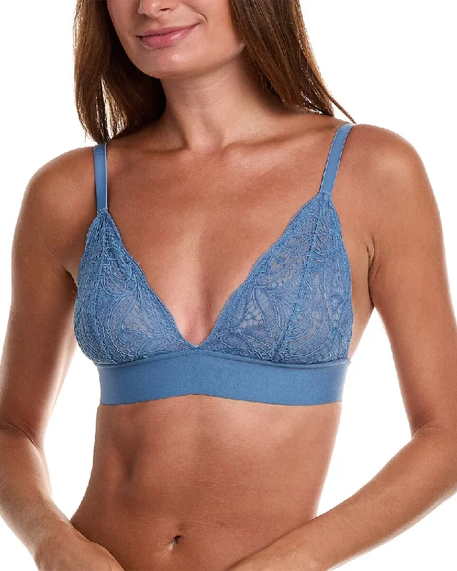 red women lingerie for Valentine's DayLIVELY The Long-Lined Lace Bralette