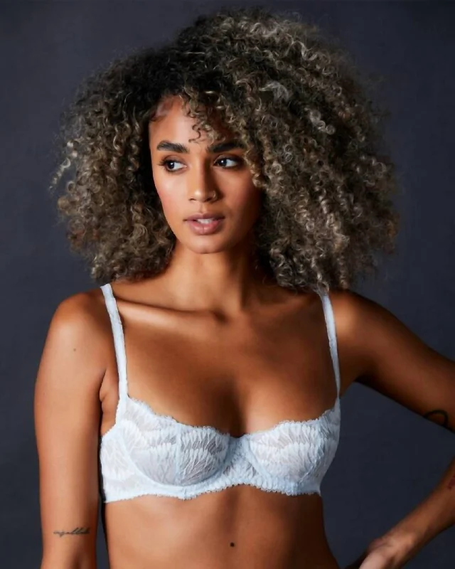 hand wash only women lingerie for delicate careLoulou Balconette Bra In Sky
