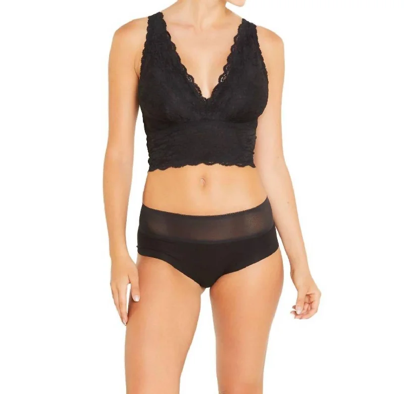 corset style women lingerie for a defined waistNever Say Never Curvy Plungie Longline Soft Bralette In Black corset style women lingerie for a defined waistNever Say Never Curvy Plungie Longline Soft Bralette In Black