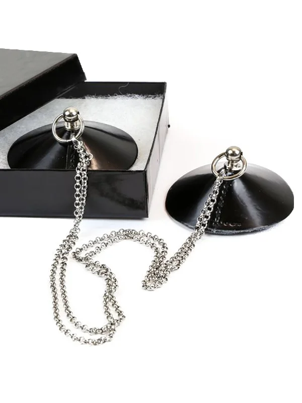 white women lingerie for purityPatent Pasties with 30cm Chain - One Size