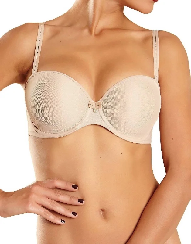 plus size women lingerie bodysuits for a sleek lookVous Et Moi Strapless Bra In Ultra Nude