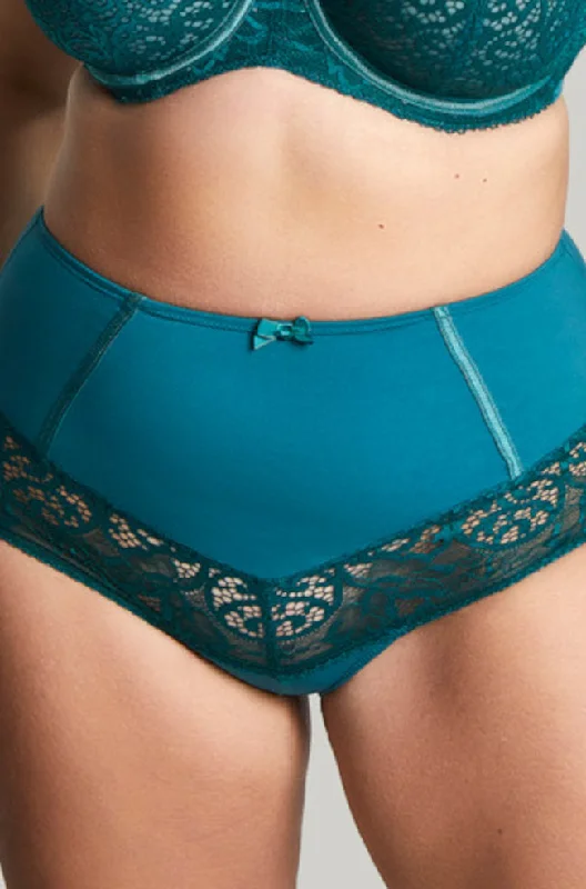 plus size convertible bras for flexibilityEstel High Waisted Briefs (Emerald)