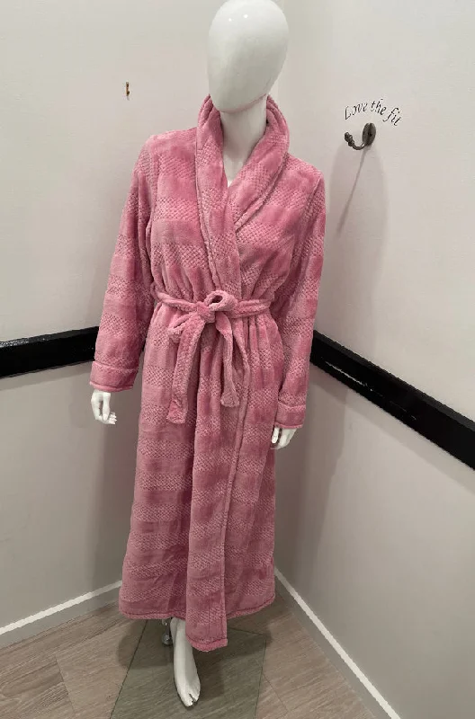 lace bras for a romantic lookSamantha Wrap Dressing Gown (Dusty Rose)