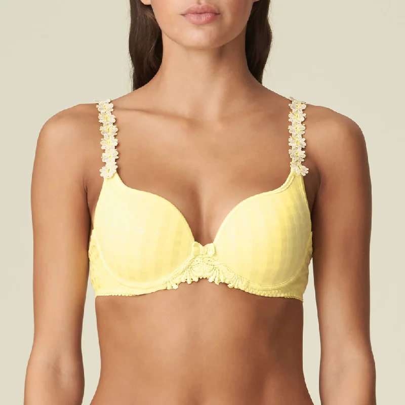 Bra with a moisture - wicking memory foam cup for sweaty conditions​ Avero Heart Shape Bra | Pineapple