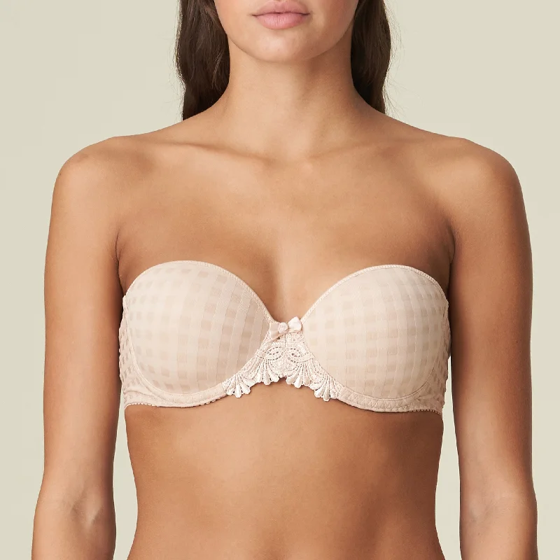 Sports bras for high - impact activities and workouts Avero Strapless Bra | Caffe Latte Sports bras for high - impact activities and workouts Avero Strapless Bra | Caffe Latte