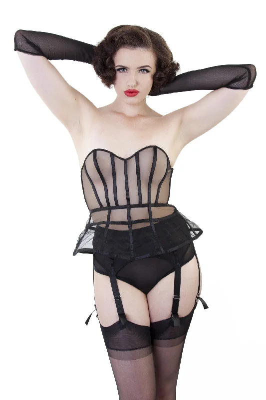 supportive sports bras for runningBettie Page Cage Basque