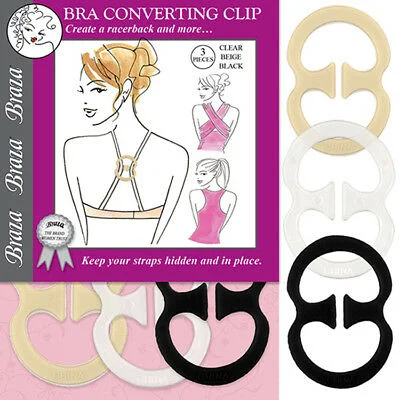Bra with side - support panels to prevent spillage Braza Assorted Bra Converter Clip 4402 Bra with side - support panels to prevent spillage Braza Assorted Bra Converter Clip 4402