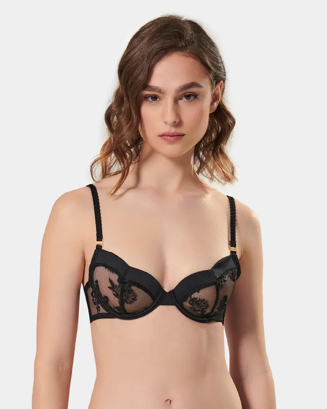 seamless wireless bras for everyday comfortCassandra Wired Bra Black