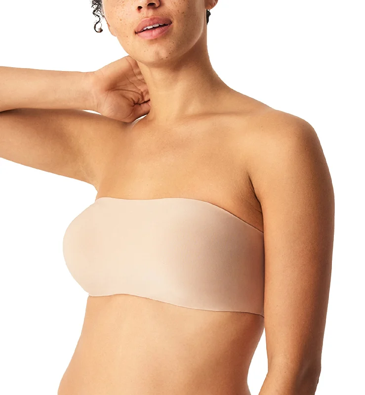 Bra with a seamless memory foam cup for a smooth silhouette Chantelle Softstretch Padded Bandeau Bra (C16A30) - Ultra Nude Bra with a seamless memory foam cup for a smooth silhouette Chantelle Softstretch Padded Bandeau Bra (C16A30) - Ultra Nude