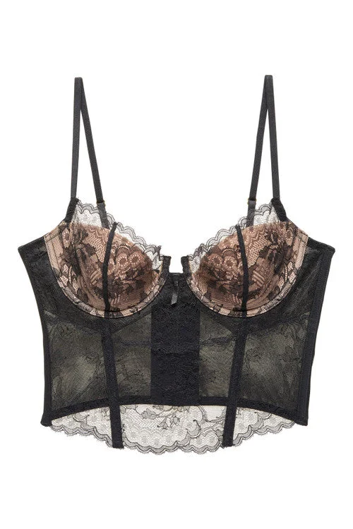Bra with a quick - drying lining for convenience​ Chantilly Lace Bustier