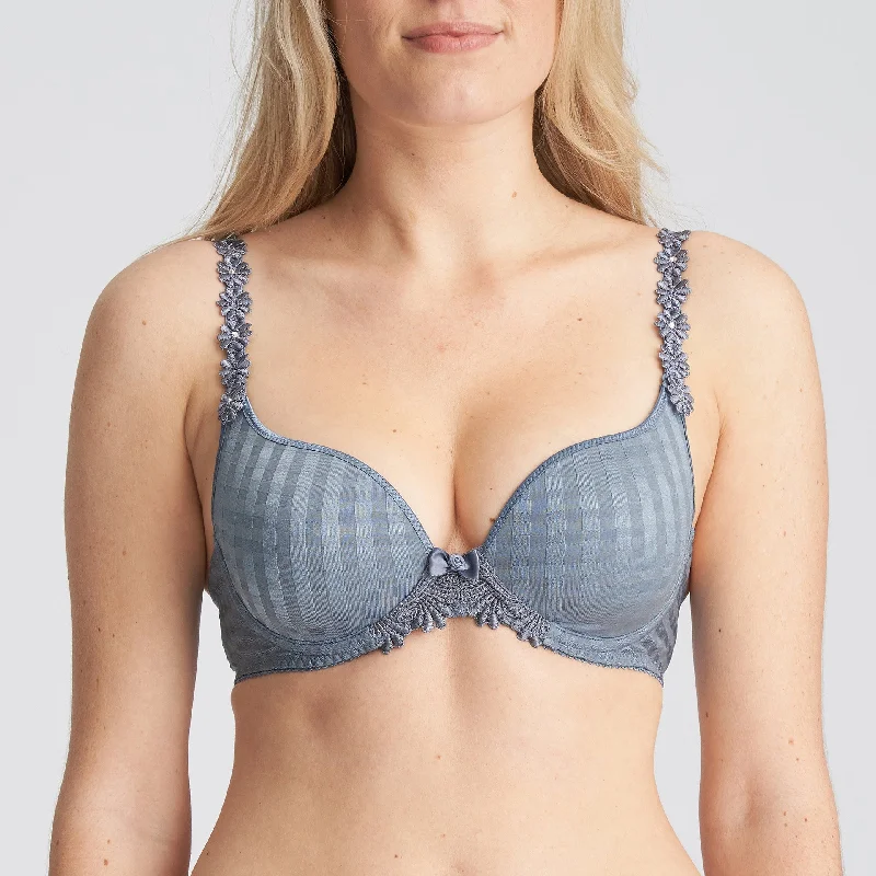 Front - closure bras for easy on and off​ Avero Heart Shape Bra | Atlantic Blue