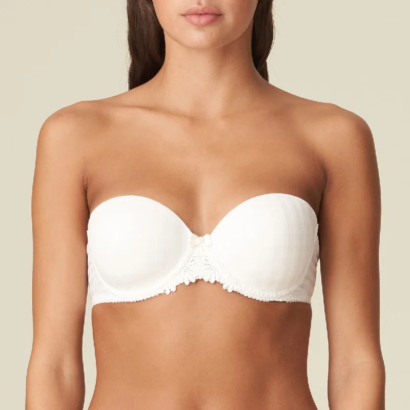 Bra with a plus - size front - closure for easy access Avero Strapless Bra | Natural Bra with a plus - size front - closure for easy access Avero Strapless Bra | Natural