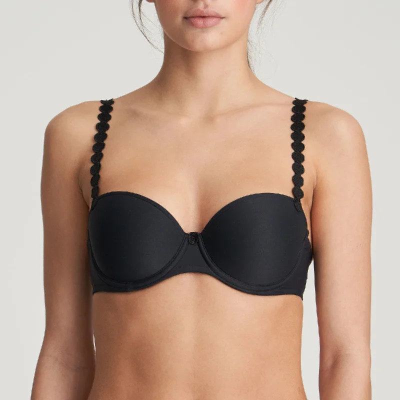 Bra with a balconette style for a flirty neckline​ Tom Balcony Bra | Charcoal
