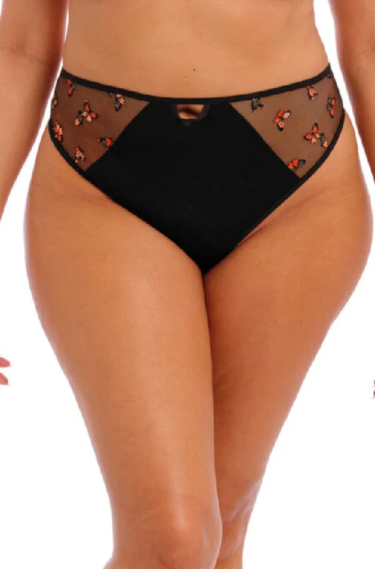 moisture wicking convertible brasSachi G-String (Butterfly Black)