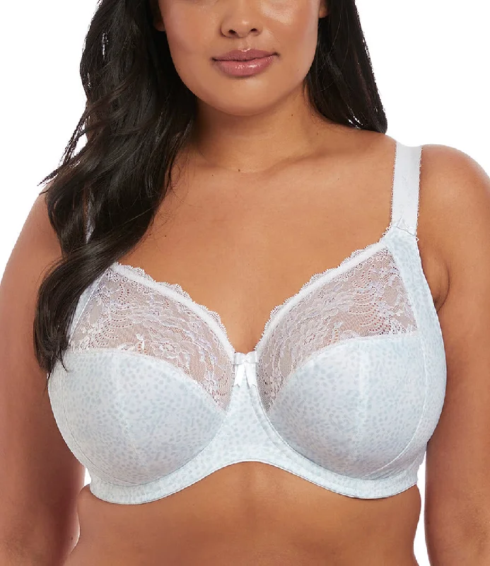 Bra with a removable padding for customizable support Elomi Morgan White Lace Unlined Bra 4110 Bra with a removable padding for customizable support Elomi Morgan White Lace Unlined Bra 4110