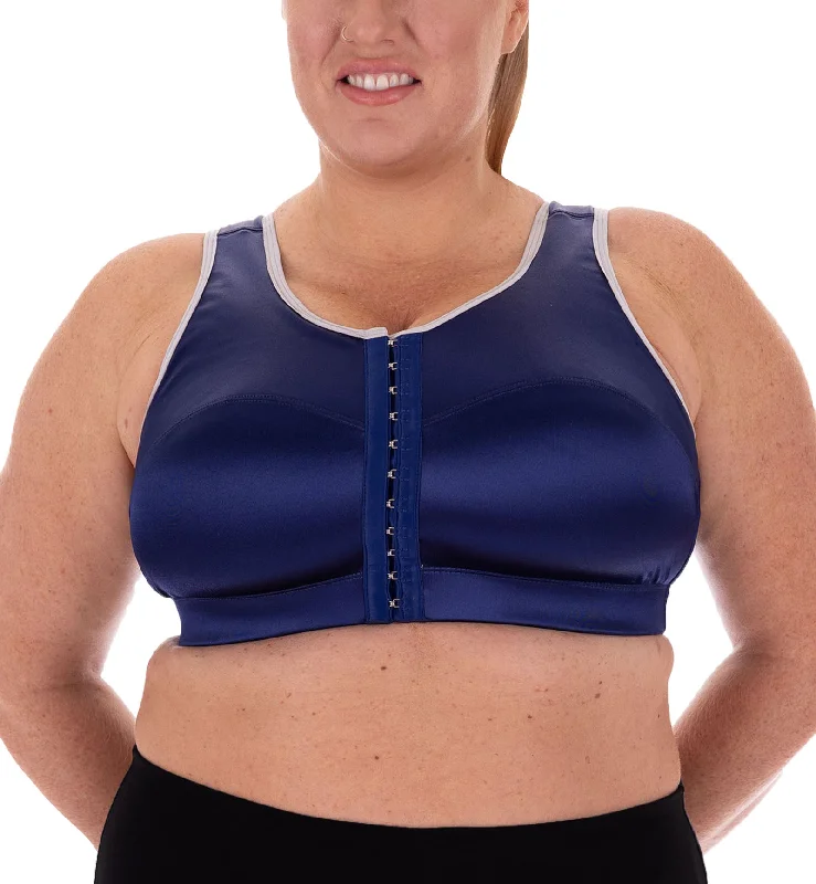 Bra with a plunge neckline for low - cut tops Enell Racer-Back Sports Bra (102) - Midnight Run Bra with a plunge neckline for low - cut tops Enell Racer-Back Sports Bra (102) - Midnight Run