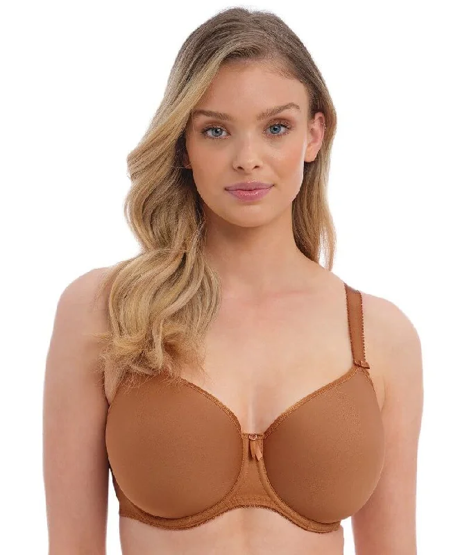 sleep bras with adjustable strapsFantasie Rebecca Essentials Moulded Spacer Underwired Bra - Cinnamon