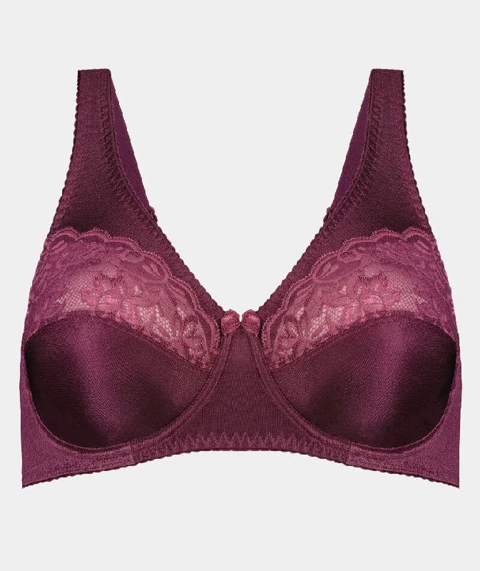 full cup nursing bras for better milk flowFayreform Classic Underwire Bra - Grape Wine full cup nursing bras for better milk flowFayreform Classic Underwire Bra - Grape Wine