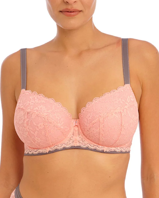 Maternity bras for expectant mothers' changing needs Freya Offbeat Padded Half Cup Underwire Bra - AA5453 Maternity bras for expectant mothers' changing needs Freya Offbeat Padded Half Cup Underwire Bra - AA5453
