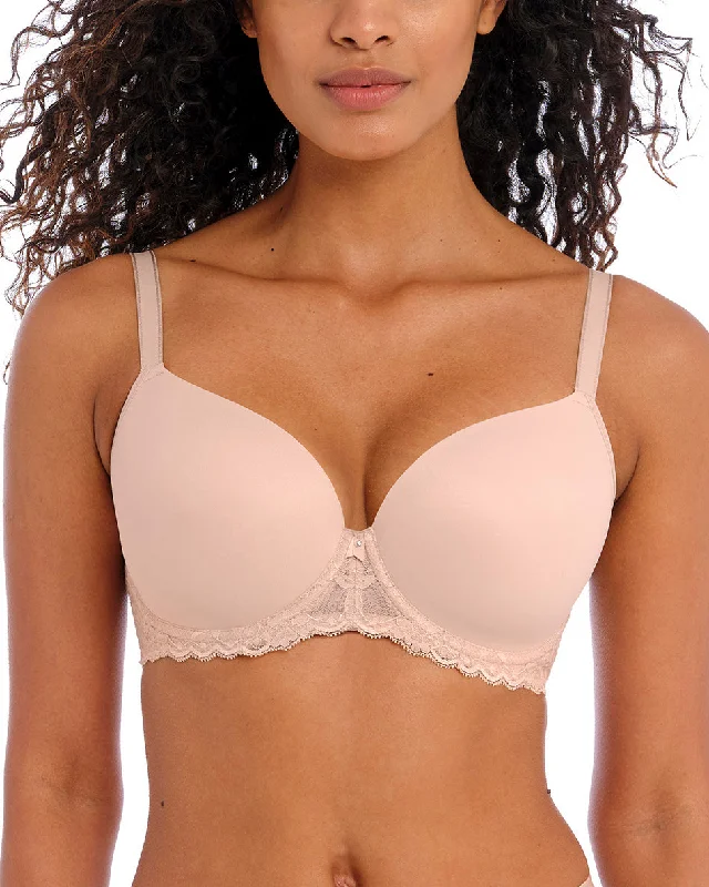 Polyester bras with moisture - wicking properties Freya Offbeat Underwire Molded Demi Bra - AA5450 Polyester bras with moisture - wicking properties Freya Offbeat Underwire Molded Demi Bra - AA5450