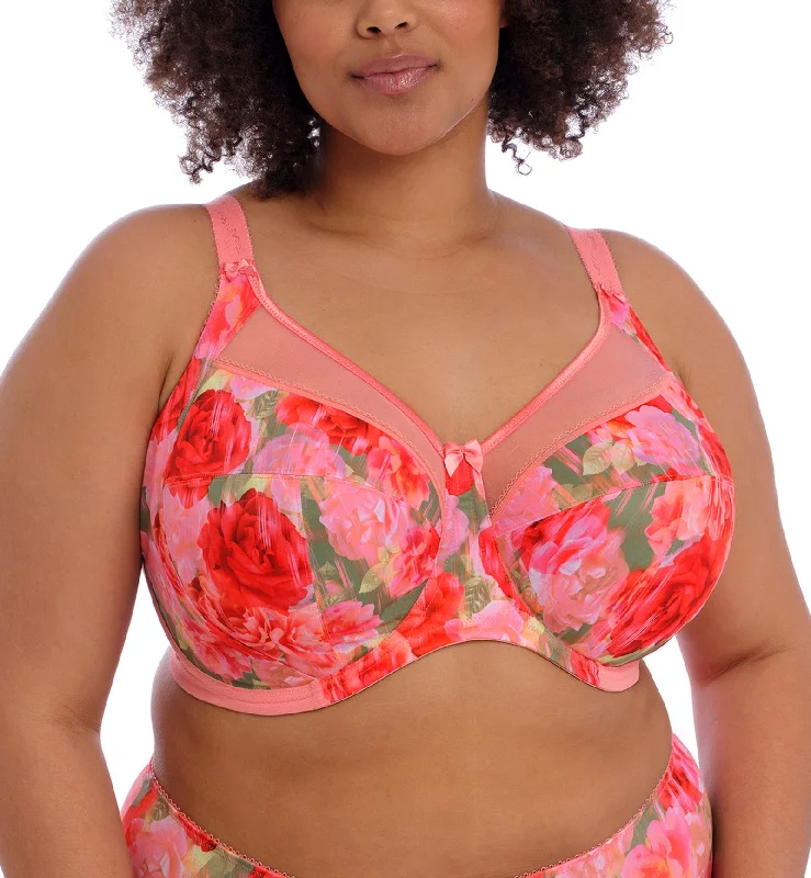 Bra with a removable padding for customizable support Goddess Kayla Support Underwire Bra (6162) - Rose Garden Bra with a removable padding for customizable support Goddess Kayla Support Underwire Bra (6162) - Rose Garden