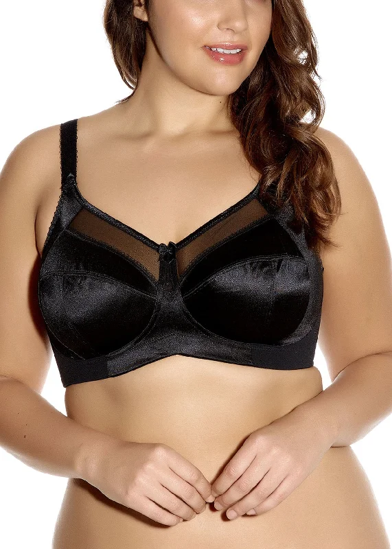 Sports bras for high - impact activities and workouts Goddess Keira Black Wireless Unlined Bra 6093 Sports bras for high - impact activities and workouts Goddess Keira Black Wireless Unlined Bra 6093