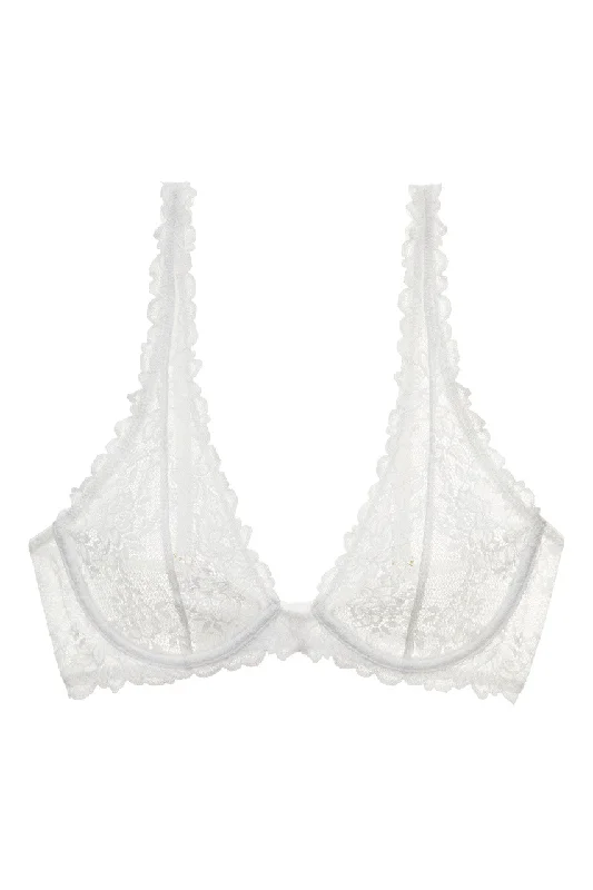 Bra with a half - cup design for a sexy and minimalist look Heavenly Convertible Plunge Underwire Bra Bra with a half - cup design for a sexy and minimalist look Heavenly Convertible Plunge Underwire Bra