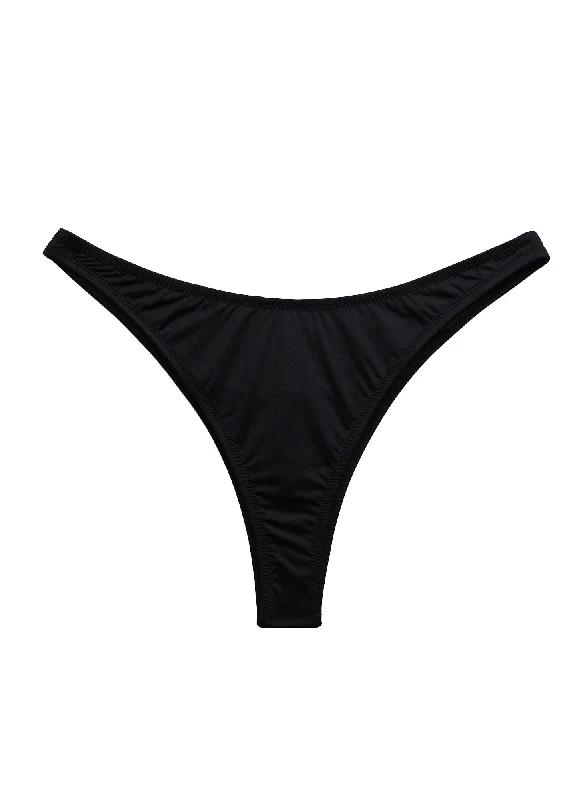 Bra with a mesh panel for added breathability​ High Leg Bikini Bottom