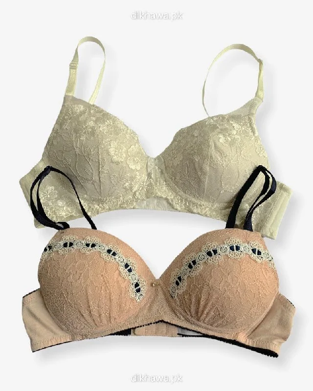 minimizer plus size bras for curvy figuresImported Stocklot Branded Net Pushup Bra - Non Wired Bra - Non Padded Bra - Pack of 2 minimizer plus size bras for curvy figuresImported Stocklot Branded Net Pushup Bra - Non Wired Bra - Non Padded Bra - Pack of 2